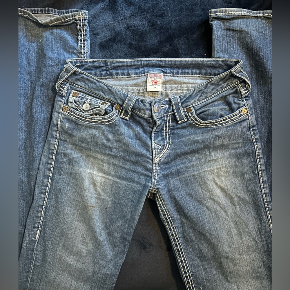 True Religion Light Blue Denim Jeans